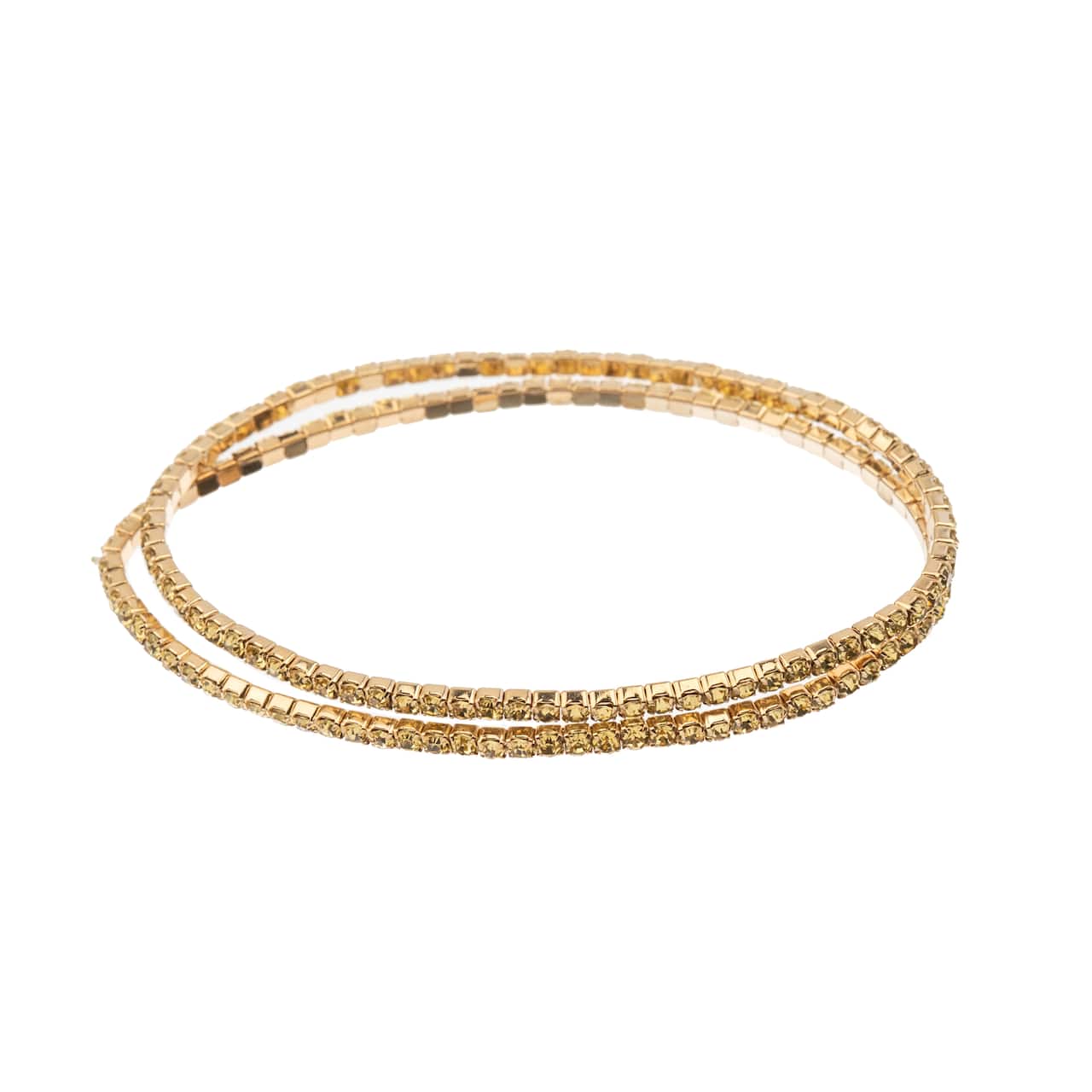 Crystal Lane DIY Gold Rhinestones Bracelets, 2ct.